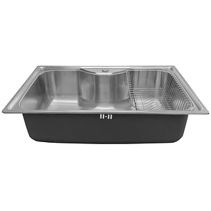 Lavaplatos Dual Sobre y Bajo Cubierta Super Muebles SM795485riñon / 80x50x20cm