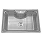 Lavaplatos Dual Sobre y Bajo Cubierta Super Muebles SM795485riñon / 80x50x20cm - Miniatura 3