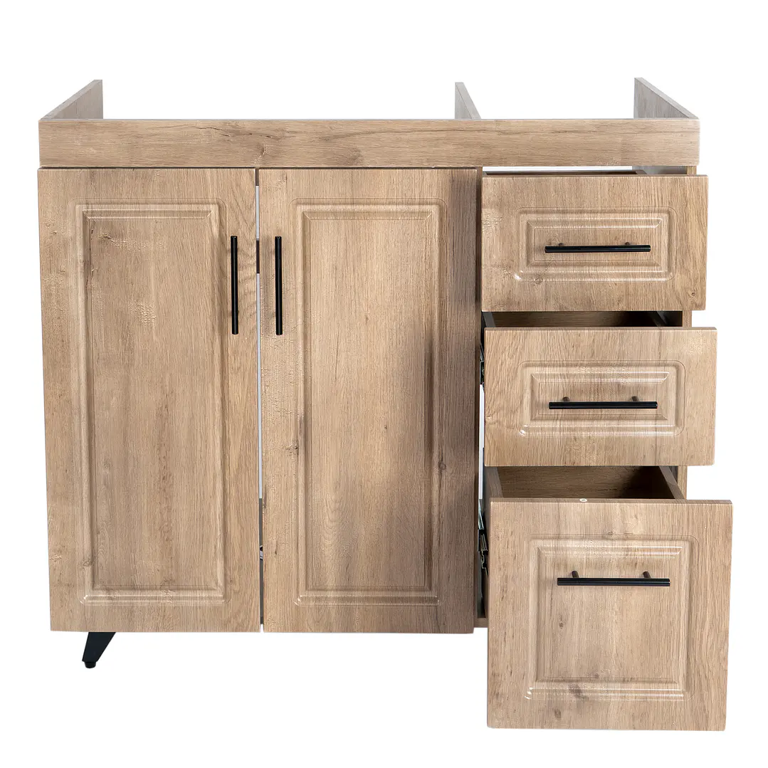 Mueble para Lavaplatos Super Muebles SMPWD100 100x90x50cm (Sin Cubierta) 3