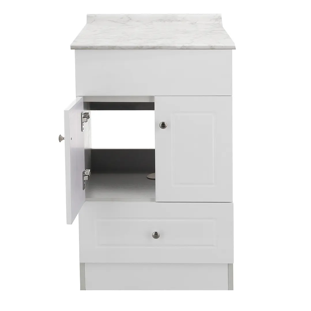 Mueble de Baño Blanco con Cubierta Postformado Blanco 50X40 cm 2