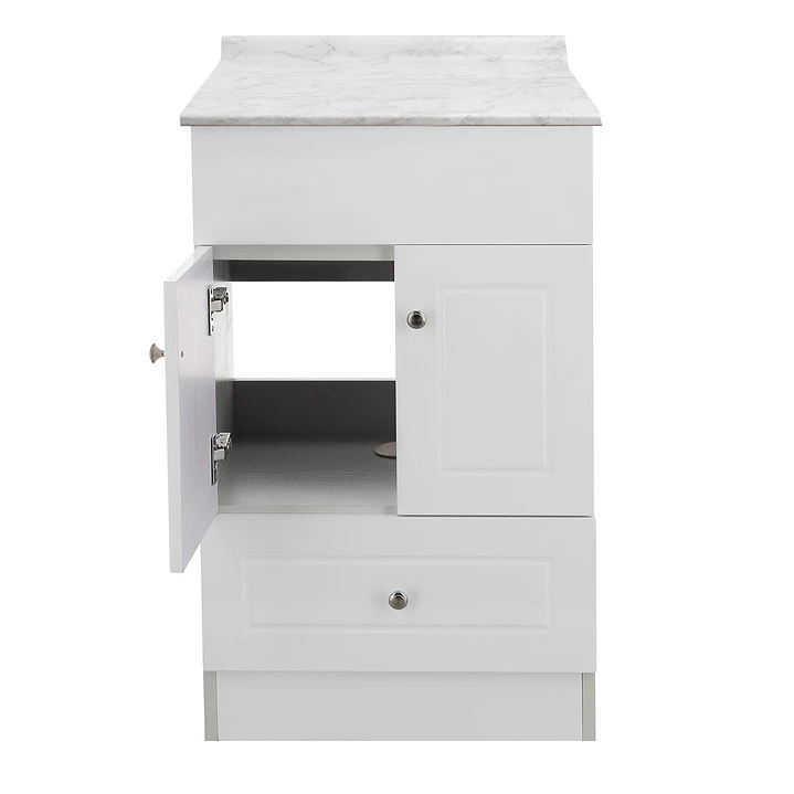Mueble de Baño Blanco con Cubierta Postformado Blanco 50X40 cm 2