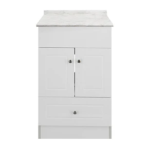 Mueble de Baño Blanco con Cubierta Postformado Blanco 50X40 cm