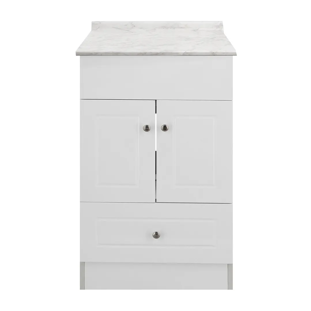 Mueble de Baño Blanco con Cubierta Postformado Blanco 50X40 cm 1