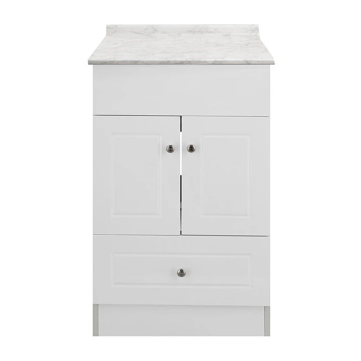 Mueble de Baño Blanco con Cubierta Postformado Blanco 50X40 cm 1