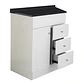 Mueble de Baño Blanco 3C con Cubierta Postformado Negro 60X47 cm - Miniatura 4