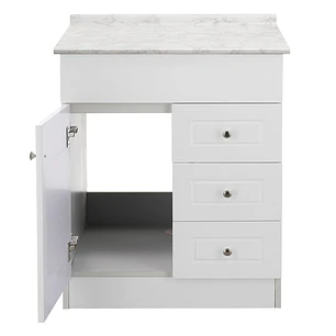 Mueble de Baño Blanco 3C con Cubierta Postformado Blanco 70X47 cm