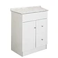 Mueble de Baño Blanco con Cubierta Postformado Blanco 60X40 cm - Miniatura 3