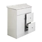Mueble de Baño Blanco con Cubierta Postformado Blanco 60X40 cm - Miniatura 4