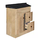 Mueble de Baño Wood con Cubierta Postformado Negro 60X40 cm - Miniatura 3