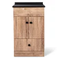 Mueble de Baño Wood con Cubierta Postformado Negro 50X40 cm - Miniatura 1