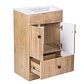 Mueble de Baño Wood con Cubierta Postformado Blanco 50X40 cm - Miniatura 4