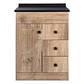 Mueble de Baño Wood 3C con Cubierta Postformado Negro 60X47 cm - Miniatura 1