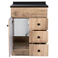 Mueble de Baño Wood 3C con Cubierta Postformado Negro 60X47 cm - Miniatura 2