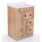 Mueble de Baño Wood 3C con Cubierta Postformado Blanco 60X47 cm - Miniatura 3