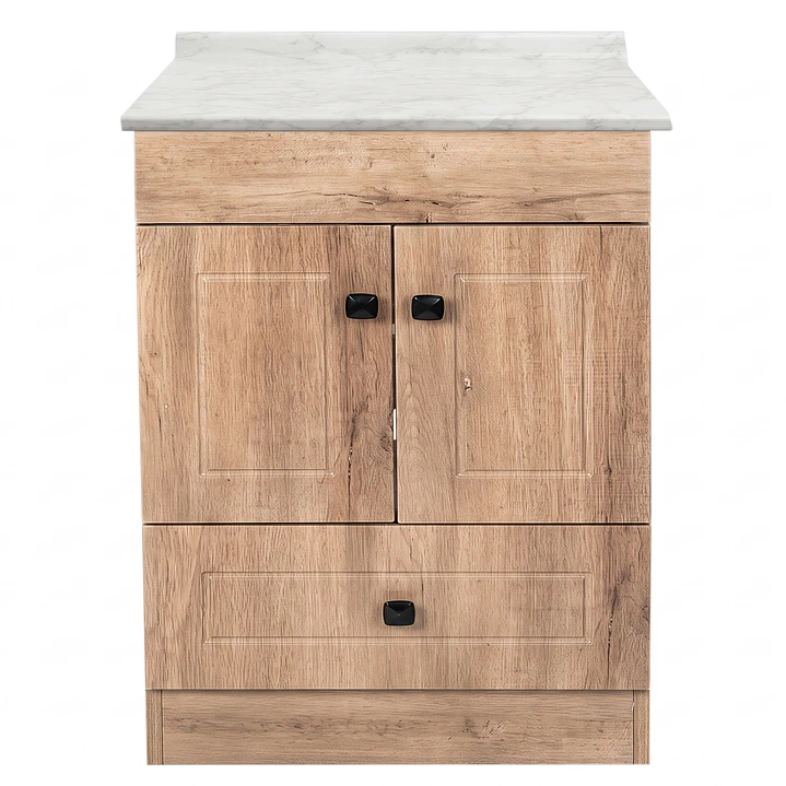 Mueble de Baño Wood 2P con Cubierta Postformado Blanco 60X47 cm 1
