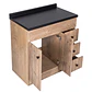Mueble de Baño Wood con Cubierta Postformado Negro 80X47 cm - Miniatura 4