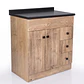 Mueble de Baño Wood con Cubierta Postformado Negro 80X47 cm - Miniatura 3