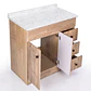 Mueble de Baño Wood con Cubierta Postformado Blanco 80X47 cm - Miniatura 4