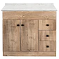 Mueble de Baño Wood con Cubierta Postformado Blanco 100X47 cm - Miniatura 1