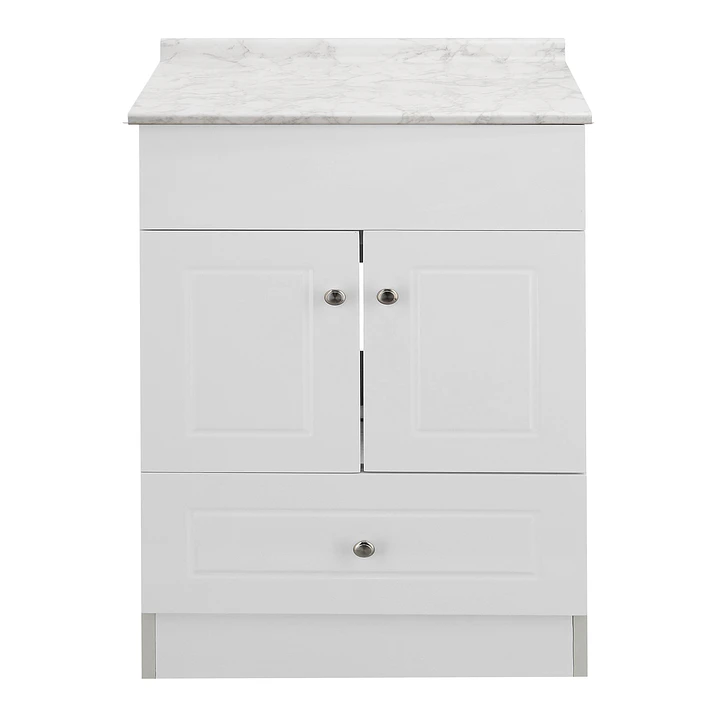 Mueble de Baño Blanco 2P con Cubierta Postformado Blanco 60X47 cm 1