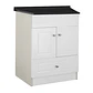 Mueble de Baño Blanco 2P con Cubierta Postformado Negro 60X47 cm - Miniatura 3