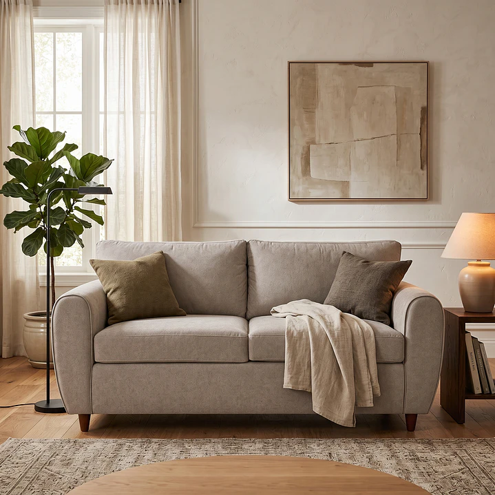 Sofá 3 Cuerpos Stanford 2m Beige 5