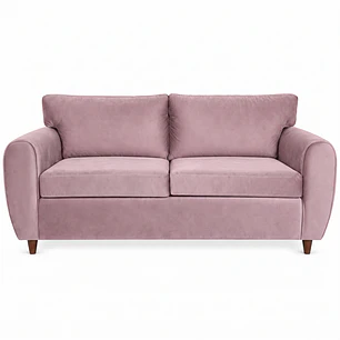 Sofá 3 Cuerpos Stanford 2m Felpa Rosa