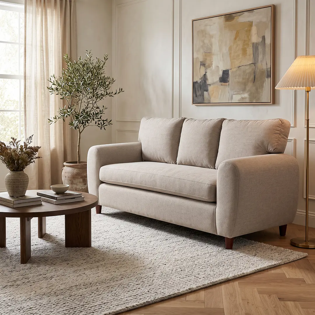 Sofá 2 Cuerpos Stanford 2m Beige 5