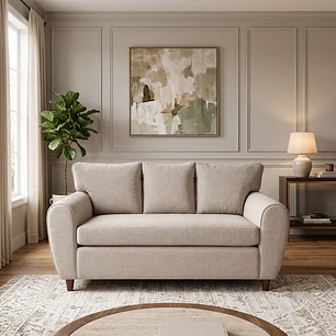 Sofá 2 Cuerpos Stanford 2m Beige