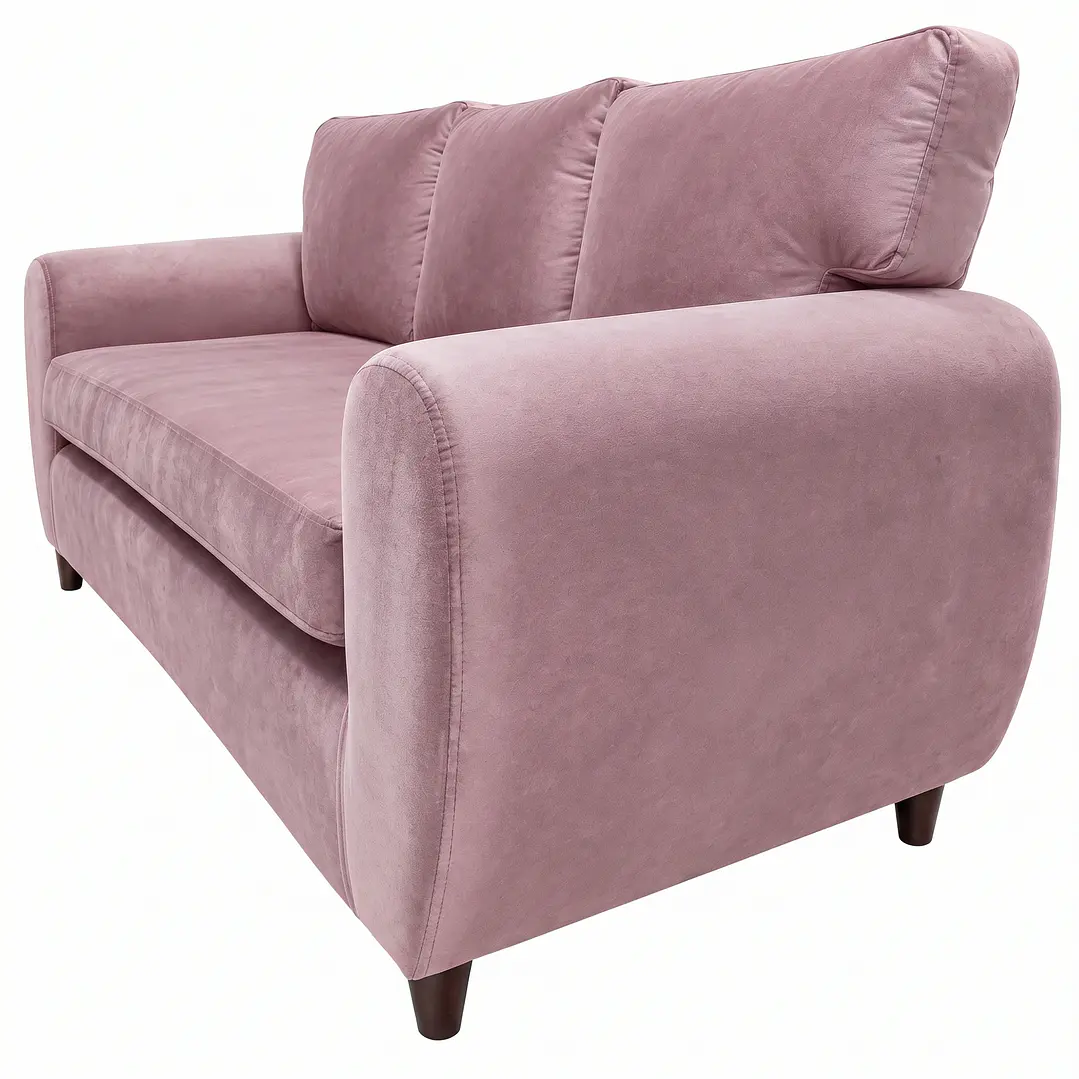 Sofá 2 Cuerpos Stanford 1,8m Felpa Rosa 9