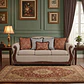 Sofá 3 Cuerpos Charleston Beige Contemporáneo - Miniatura 4