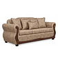 Sofá 3 Cuerpos Charleston PU envejecido Beige - Miniatura 6