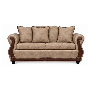Sofá 2 Cuerpos Charleston PU envejecido Beige
