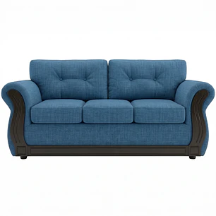 Sofá 3 Cuerpos Oxford Azul
