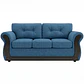 Sofá 3 Cuerpos Oxford Azul - Miniatura 1