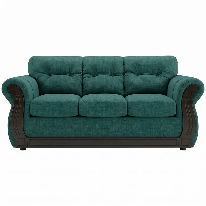 Sofá 3 Cuerpos Oxford Verde 1