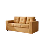 Sofá 3 Cuerpos Hudson Amarillo - Miniatura 6