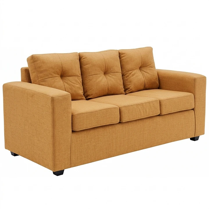 Sofá 3 Cuerpos Hudson Amarillo 8