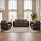 Juego de Living Charleston PU envejecido Gris 3-1-1 - Miniatura 2