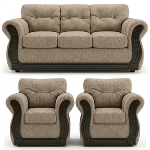 Juego de Living Oxford Beige 3-1-1