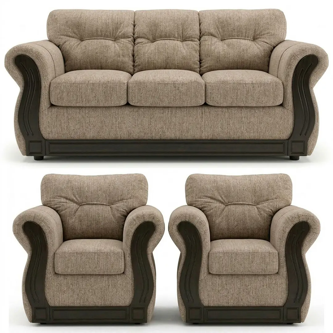 Juego de Living Oxford Beige 3-1-1 1