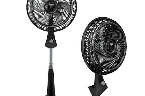 Ventilador Silence Force Plus 2 En 1 Negro / Samurai