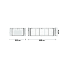 Canastilla plegable / Caja Organizadora por 10 unidades 4