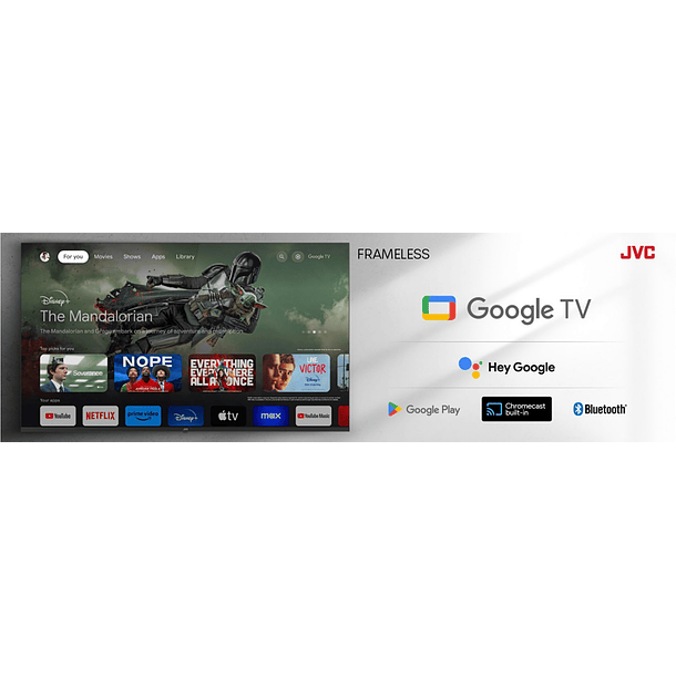 Televisor JVC 32 pulgadas LED HD Smart TV 19