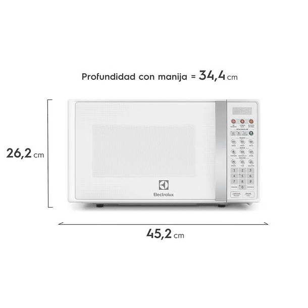 Horno Microondas 17L Electrolux EMDO17S3GSLUW. 2