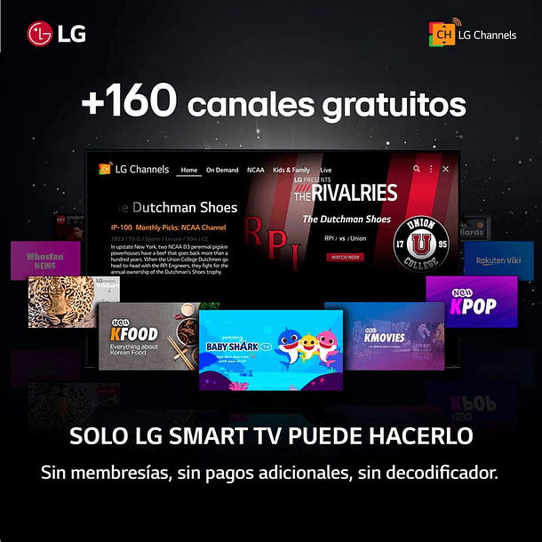 Televisor LG UHD | 60 Pulgadas | Smart TV 60UQ8050 10