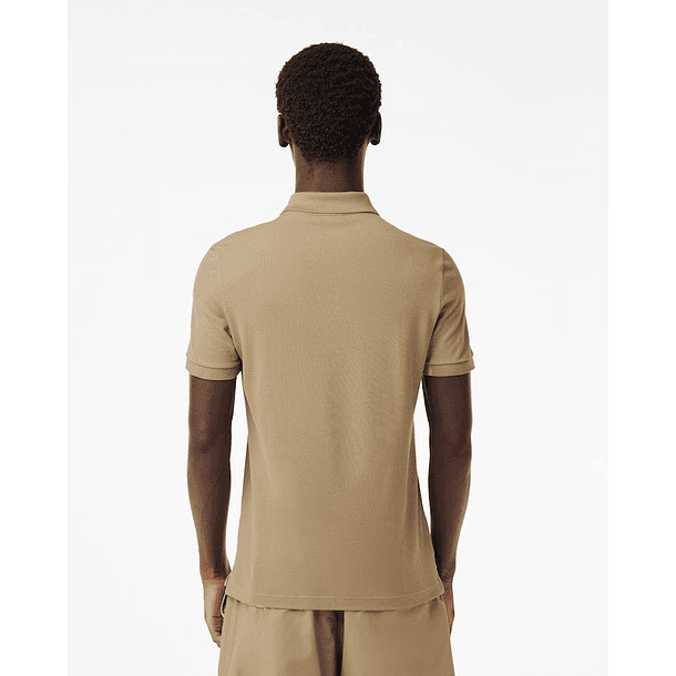 Polo Beige de piqué de corte ajustado L.12.12 5