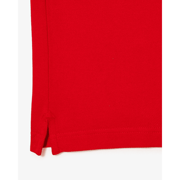 Polo Roja de piqué de corte ajustado L.12.12 2