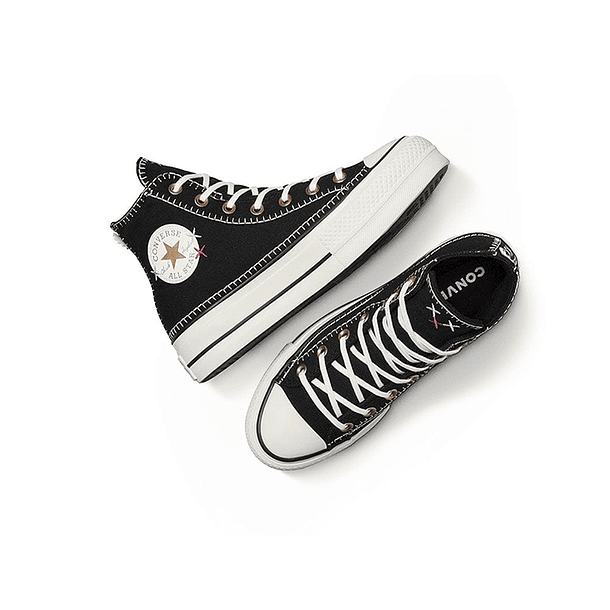 Zapatilla Converse Chuck Taylor Lift Mujer Negro 3