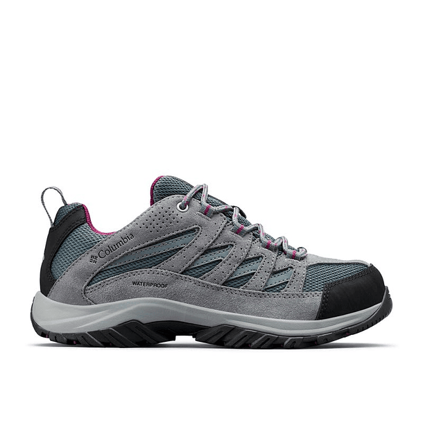 Zapatilla Mujer Crestwood Waterproof Gris Columbia 5